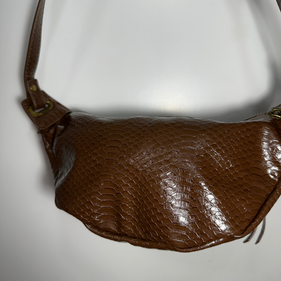 The Drop Preston Brown/Spice Fanny Pack Purse Adjustable - Picture 3 of 10